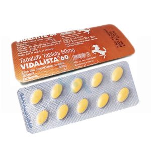 Vidalista 60 mg tadalafil tablety pro podporu erekce a dlouhodobý účinek